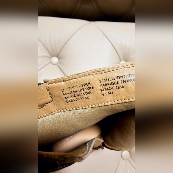 🥳HOST PICK🥳BRONX NEXT-LOW-KOLE dark Tan Brown ZIP ANKLE BOOTS size 10 9.5 - Picture 10 of 11